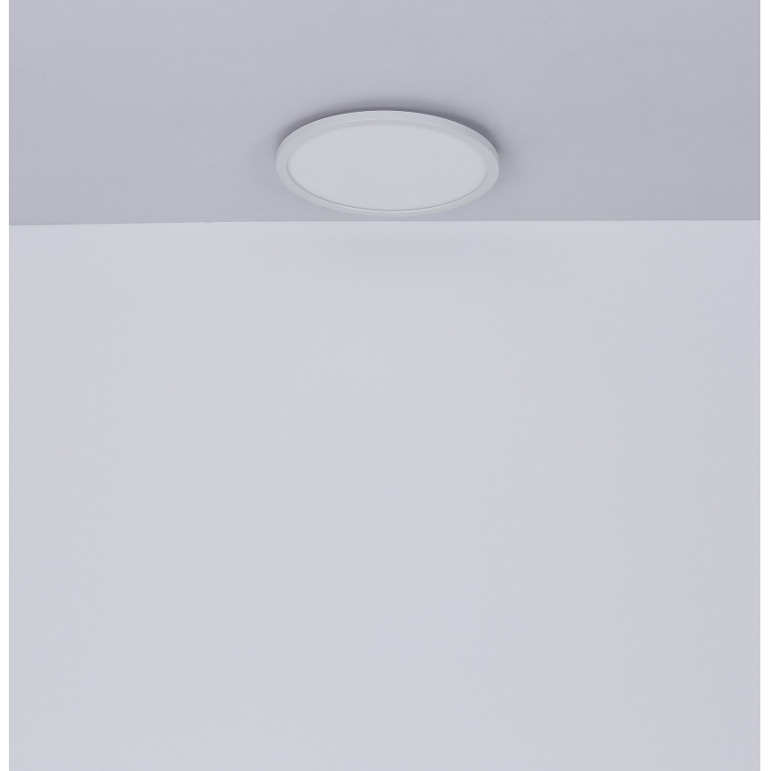 Globo - LED ljusreglerad taklampa till badrum LED/18W/230V diameter 29,4 cm IP44 vit