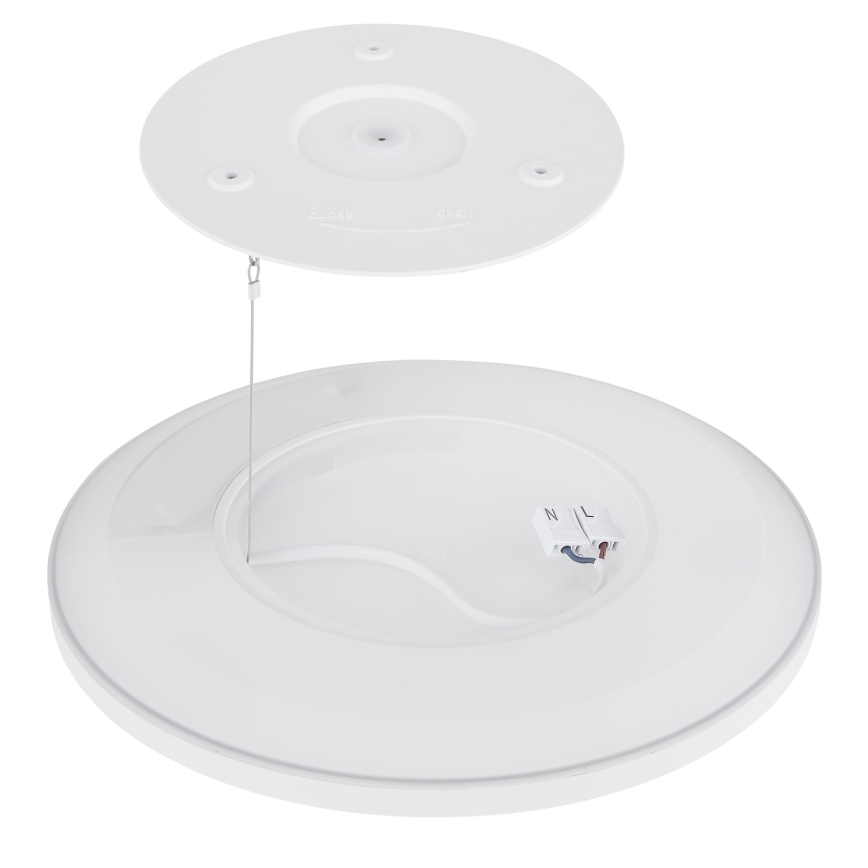 Globo - LED ljusreglerad taklampa till badrum LED/18W/230V diameter 29,4 cm IP44 vit