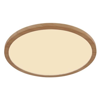 Globo - LED ljusreglerad taklampa till badrum LED/18W/230V diameter 29,4 cm IP44 brun