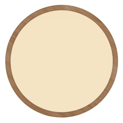 Globo - LED ljusreglerad taklampa till badrum LED/18W/230V diameter 29,4 cm IP44 brun