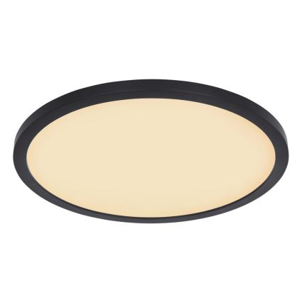Globo - LED ljusreglerad taklampa till badrum LED/24W/230V diameter 42 cm IP44 svart