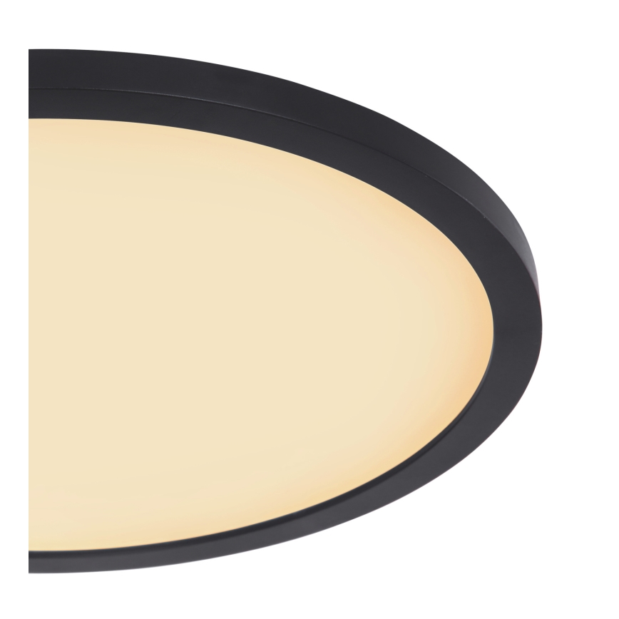 Globo - LED ljusreglerad taklampa till badrum LED/24W/230V diameter 42 cm IP44 svart