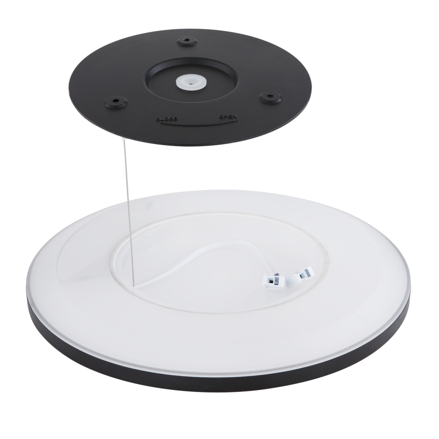 Globo - LED ljusreglerad taklampa till badrum LED/24W/230V diameter 42 cm IP44 svart