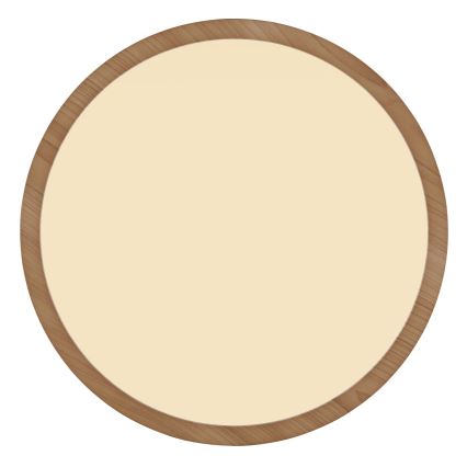 Globo - LED ljusreglerad taklampa till badrum LED/24W/230V diameter 42 cm IP44 brun