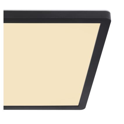 Globo - LED ljusreglerad taklampa till badrum LED/18W/230V 29,4x29,4 cm IP44 svart