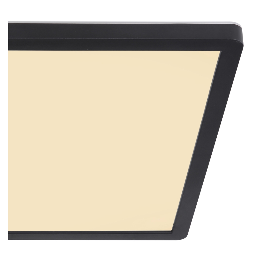 Globo - LED ljusreglerad taklampa till badrum LED/18W/230V 29,4x29,4 cm IP44 svart