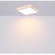 Globo - LED ljusreglerad taklampa till badrum LED/18W/230V 29,4x29,4 cm IP44 vit