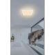 Globo - LED ljusreglerad taklampa till badrum LED/18W/230V 29,4x29,4 cm IP44 vit