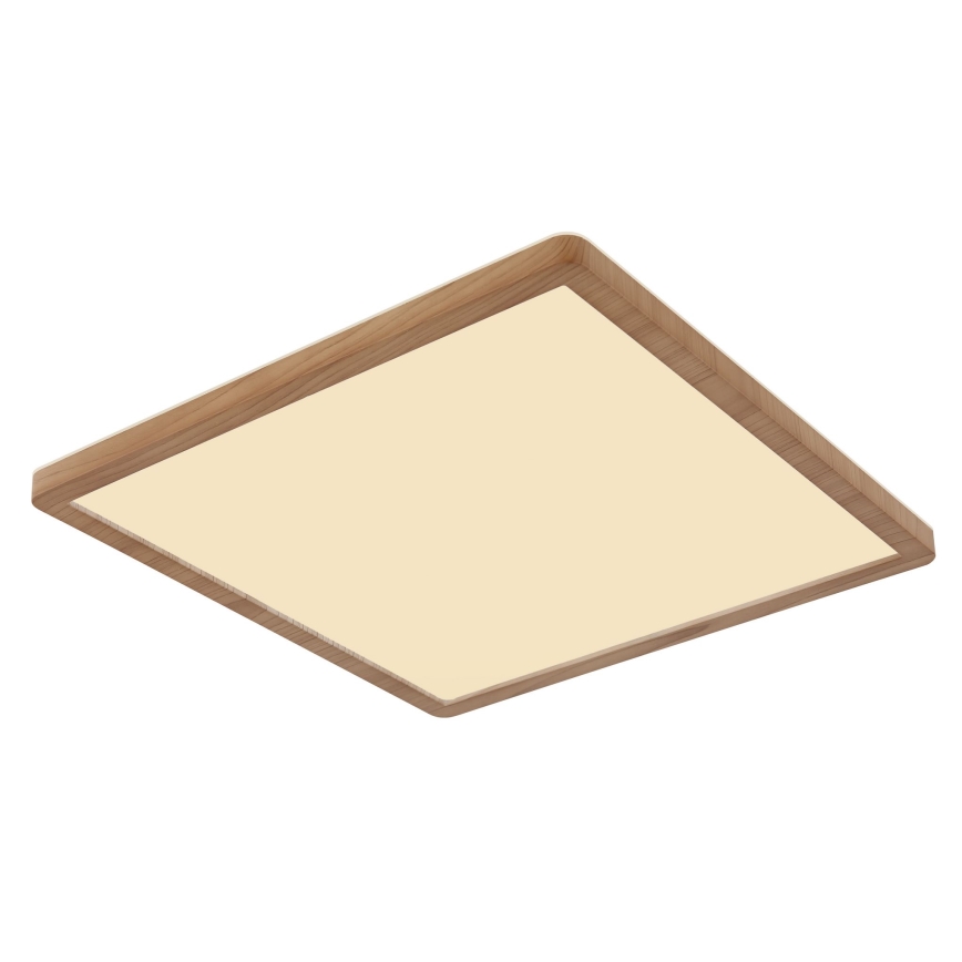 Globo - LED ljusreglerad taklampa till badrum LED/18W/230V 29,4x29,4 cm IP44 brun