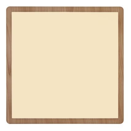 Globo - LED ljusreglerad taklampa till badrum LED/18W/230V 29,4x29,4 cm IP44 brun