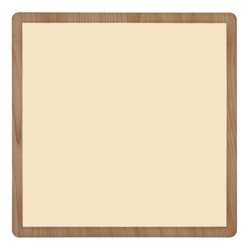 Globo - LED ljusreglerad taklampa till badrum LED/18W/230V 29,4x29,4 cm IP44 brun