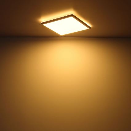 Globo - LED dimbar taklampa för badrum LED/24W/230V 42x42 cm IP44 vit