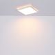 Globo - LED ljusreglerad taklampa till badrum LED/24W/230V 42x42 cm IP44 vit