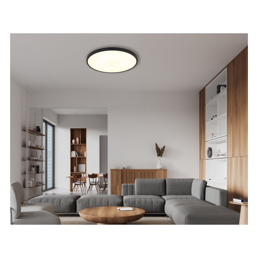 Globo - LED taklampa LED/32W/230V 4000K diameter 40 cm svart