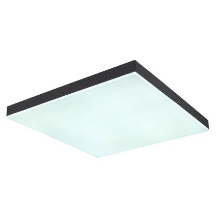 Globo - LED Dimbar taklampa LED/24W/230V 2700-6500K svart + fjärrkontroll