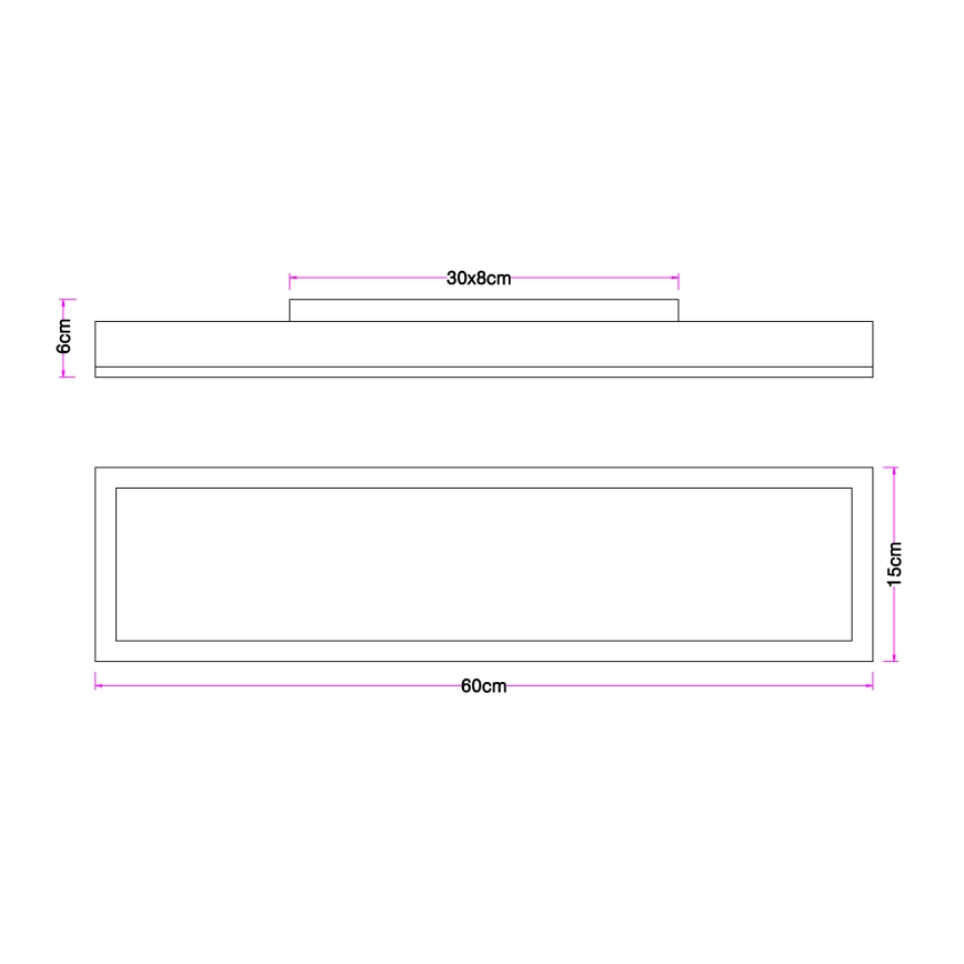 Globo - LED taklampa DORO LED/18W/230V