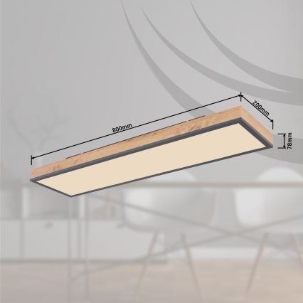 Globo - LED Dimbar taklampa LED/24W/230V 2700-6500K + fjärrkontroll