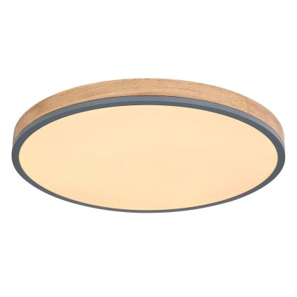 Globo - LED Dimbar taklampa LED/40W/230V 2700-6500K diameter 60 cm + fjärrkontroll brun/grå