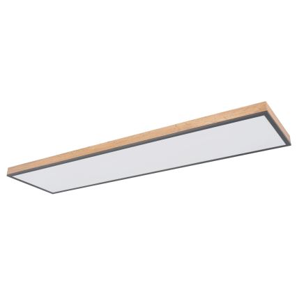 Globo - Dimbart LED-takarmatur LED/36W/230V 2700-6500K brun/grå + fjärrkontroll