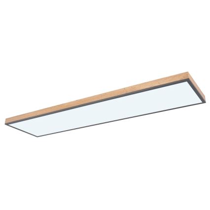 Globo - Dimbart LED-takarmatur LED/36W/230V 2700-6500K brun/grå + fjärrkontroll