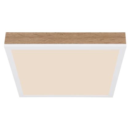 Globo - LED taklampa LED/12W/230V 30x30 cm brun