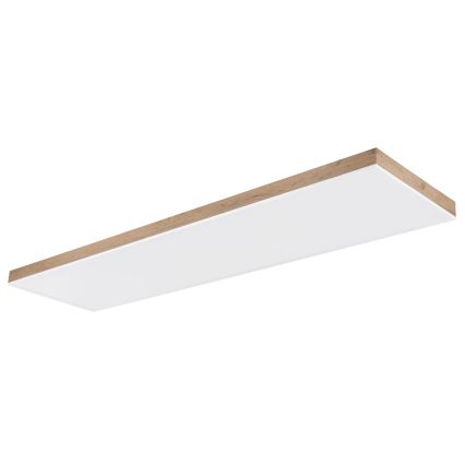 Globo - Dimbart LED-takarmatur LED/36W/230V 2700-6500K brun/vit + fjärrkontroll