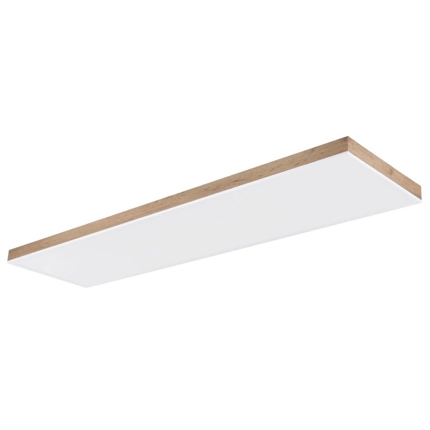 Globo - Dimbart LED-takarmatur LED/36W/230V 2700-6500K brun/vit + fjärrkontroll