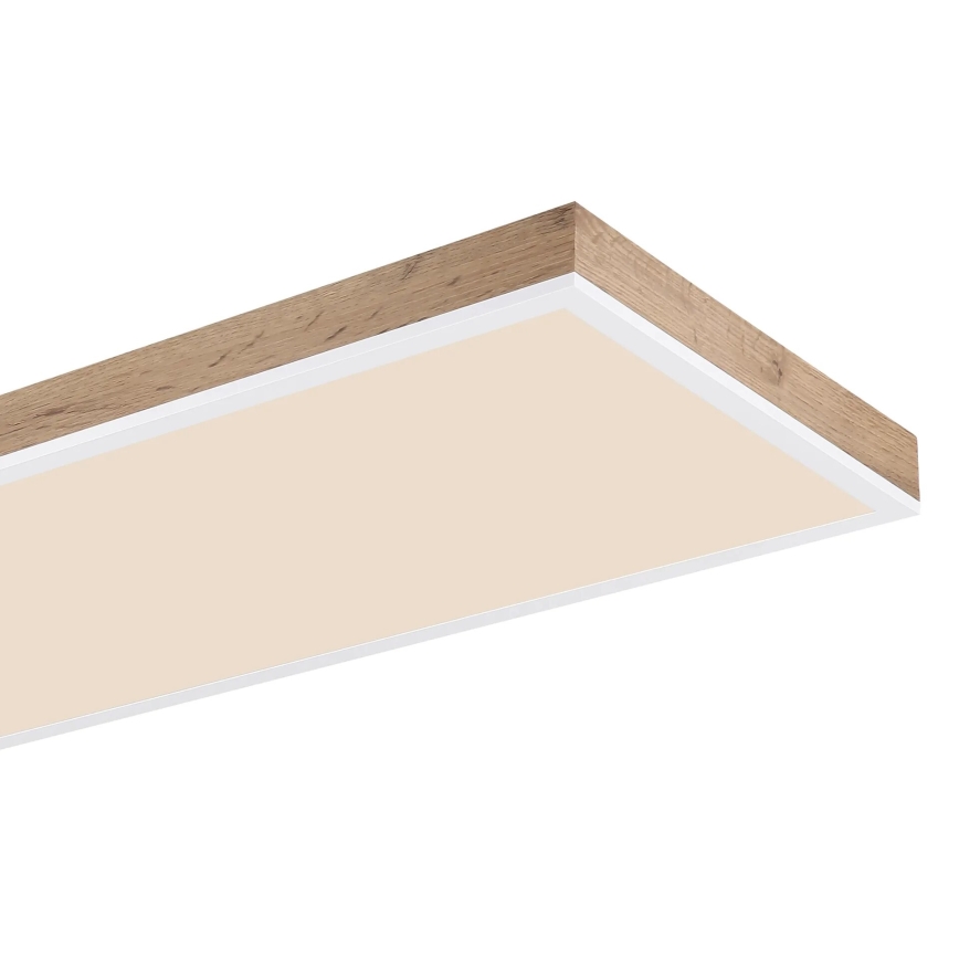 Globo - Dimbart LED-takarmatur LED/36W/230V 2700-6500K brun/vit + fjärrkontroll