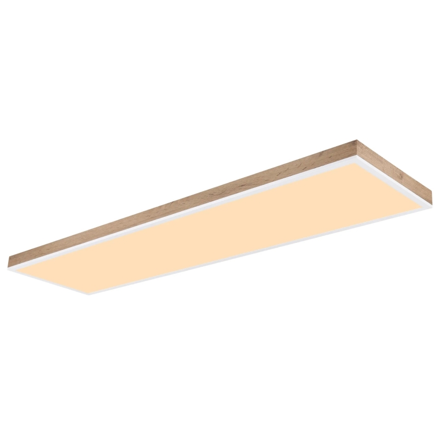 Globo - Dimbart LED-takarmatur LED/36W/230V 2700-6500K brun/vit + fjärrkontroll