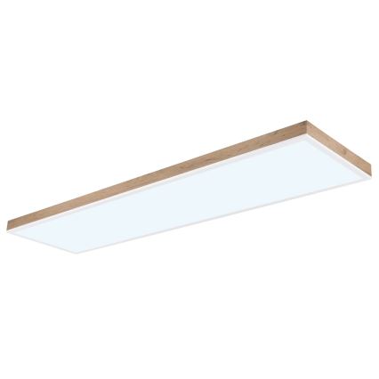 Globo - Dimbart LED-takarmatur LED/36W/230V 2700-6500K brun/vit + fjärrkontroll