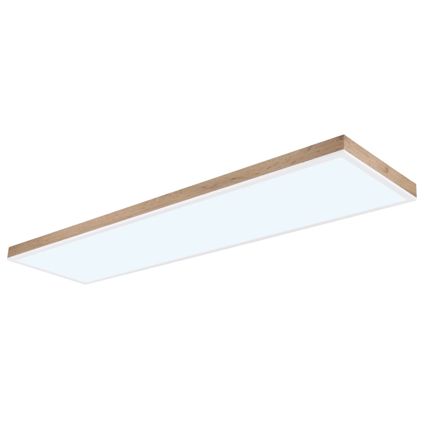 Globo - Dimbart LED-takarmatur LED/36W/230V 2700-6500K brun/vit + fjärrkontroll