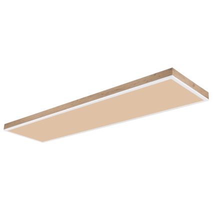 Globo - Dimbart LED-takarmatur LED/36W/230V 2700-6500K brun/vit + fjärrkontroll
