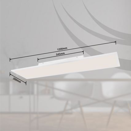 Globo - LED RGBW Dimbar taklampa LED/44W/230V Wi-Fi Tuya + fjärrkontroll