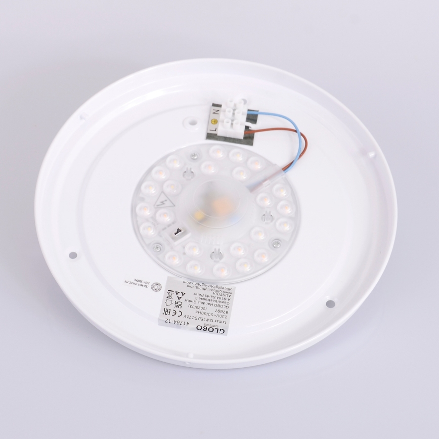 Globo - LED Taklampa LED/12W/230V 307 mm 3000/4500/6000K