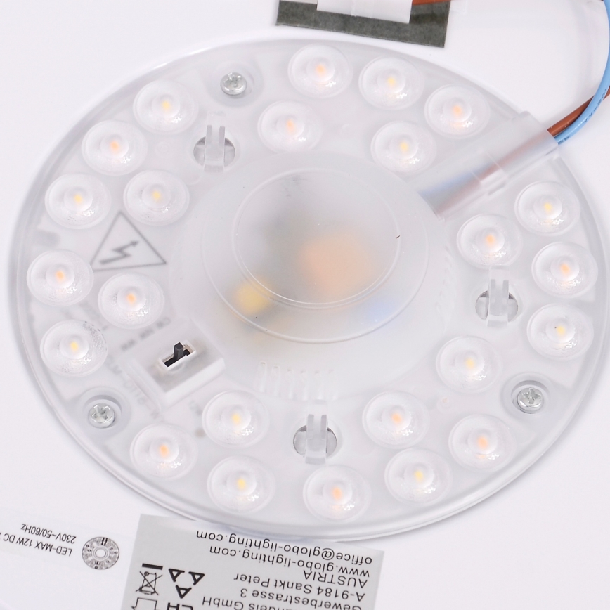 Globo - LED Taklampa LED/12W/230V 307 mm 3000/4500/6000K