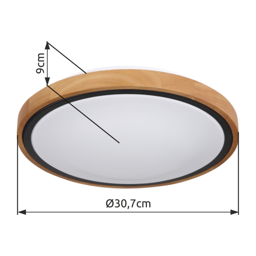 Globo - LED Taklampa LED/12W/230V 307 mm 3000/4500/6000K
