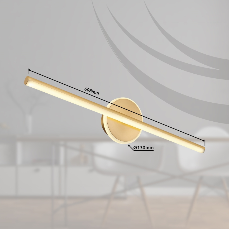 Globo - LED badrumsspegelbelysning LED/10W/230V 60,8 cm IP44 guld