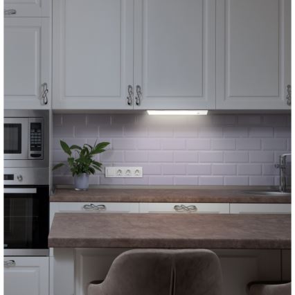 Globo - LED Dimbart uppladdningsbart underskåpsbelysning LED/1,4W/5V 4000K 1100 mAh 24 cm