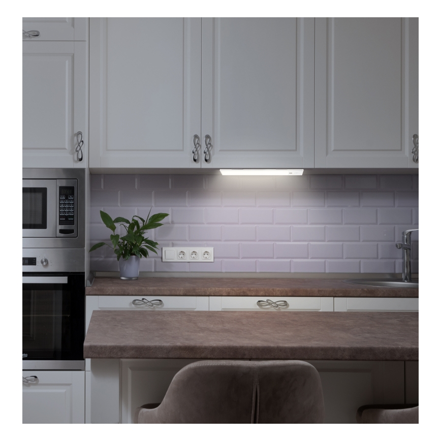 Globo - LED Dimbart uppladdningsbart underskåpsbelysning LED/1,4W/5V 4000K 1100 mAh 24 cm