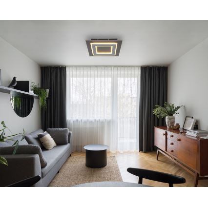 Globo - LED taklampa LED/24W/230V 3000K 32x32 cm antracit