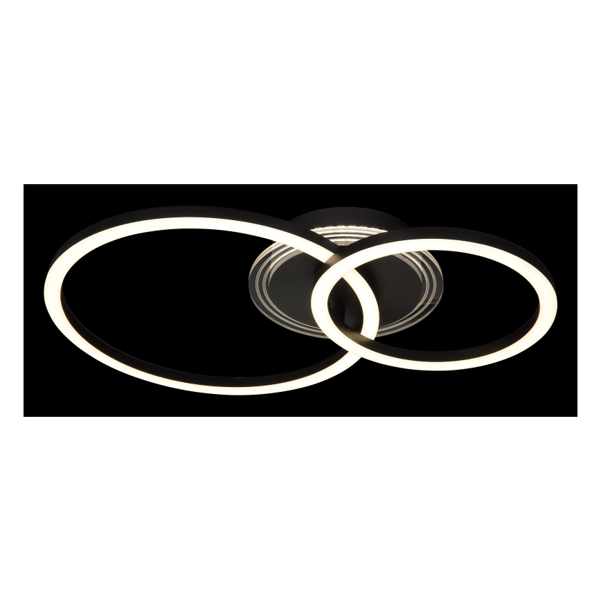 Globo - LED Taklampa LED/30W/230V 2700/4500/6500K Ø 33x50 cm svart