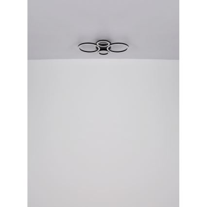 Globo - LED taklampa LED/40W/230V 2700/4500/6500K 35,5x53 cm svart