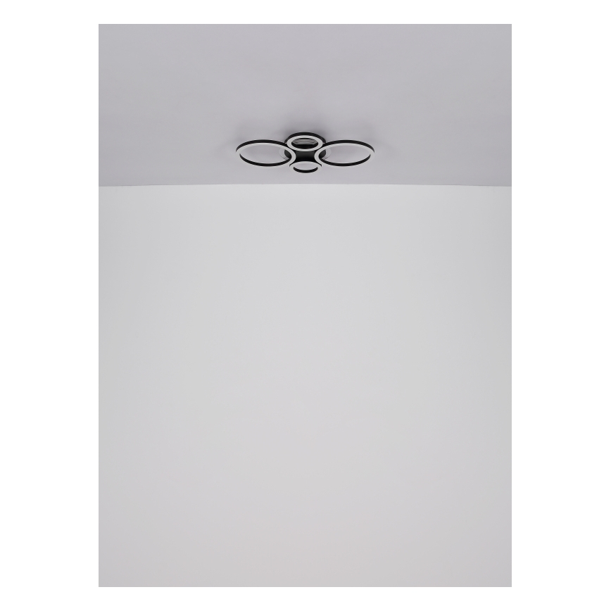 Globo - LED taklampa LED/40W/230V 2700/4500/6500K 35,5x53 cm svart