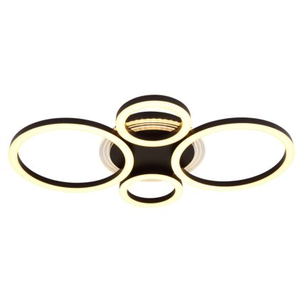 Globo - LED Taklampa LED/40W/230V 2700/4500/6500K Ø 35,5x53 cm svart