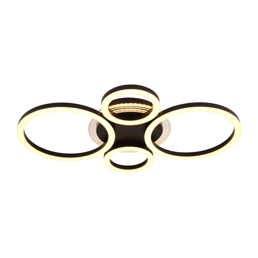 Globo - LED Taklampa LED/40W/230V 2700/4500/6500K Ø 35,5x53 cm svart