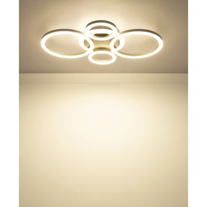 Globo - LED-taklampa LED/40W/230V 2700/4500/6500K Ø 35,5x53 cm mässing