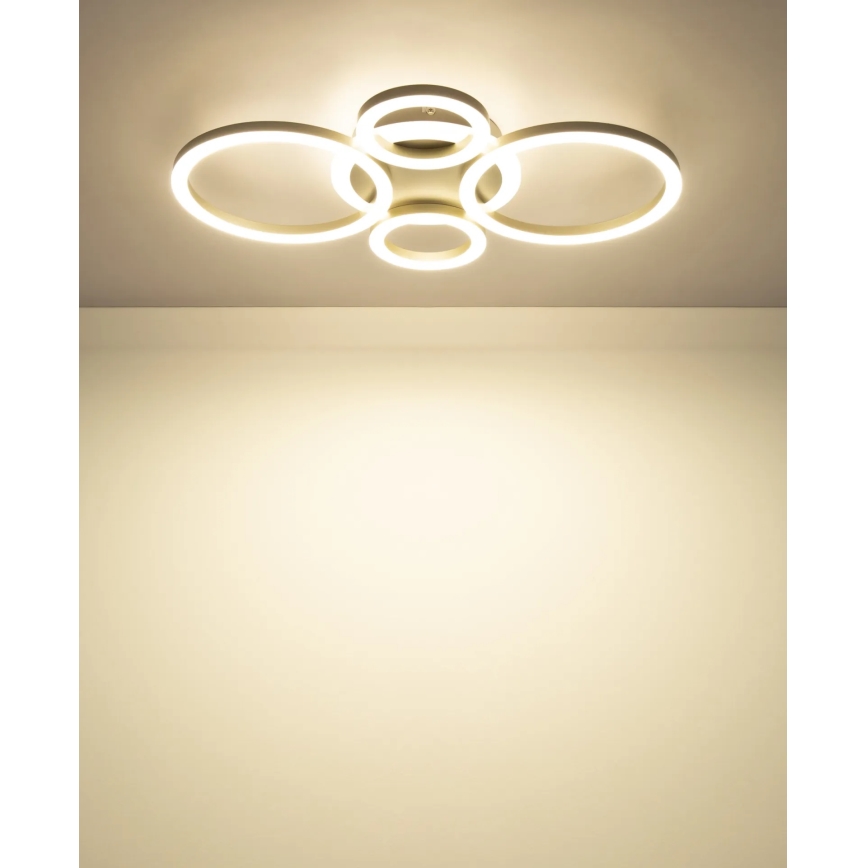 Globo - LED-taklampa LED/40W/230V 2700/4500/6500K Ø 35,5x53 cm mässing