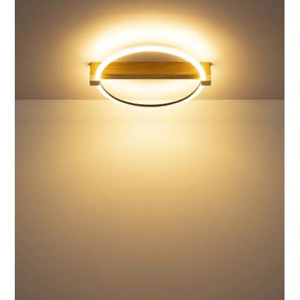 Globo - LED taklampa LED/15W/230V 3000K 41,4x38 cm beige