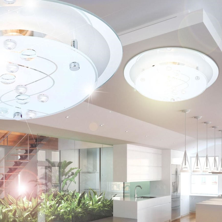 Globo 48090 - Takbelysning BALLERINA I 1xE27/60W