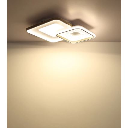 Globo - Dimbar LED-taklampa 48W/230V 2700-6000K 50x50 cm + fjärrkontroll